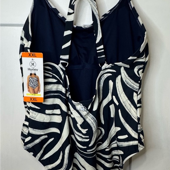 NWT Hurley UPF50+ Geometric Full-piece  Swimsuit Women’s XXL - Picture 2 of 11